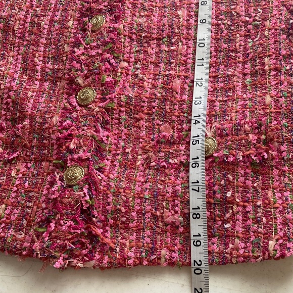 Vita Grace Boucle Style Pink Blazer - Picture 10 of 11